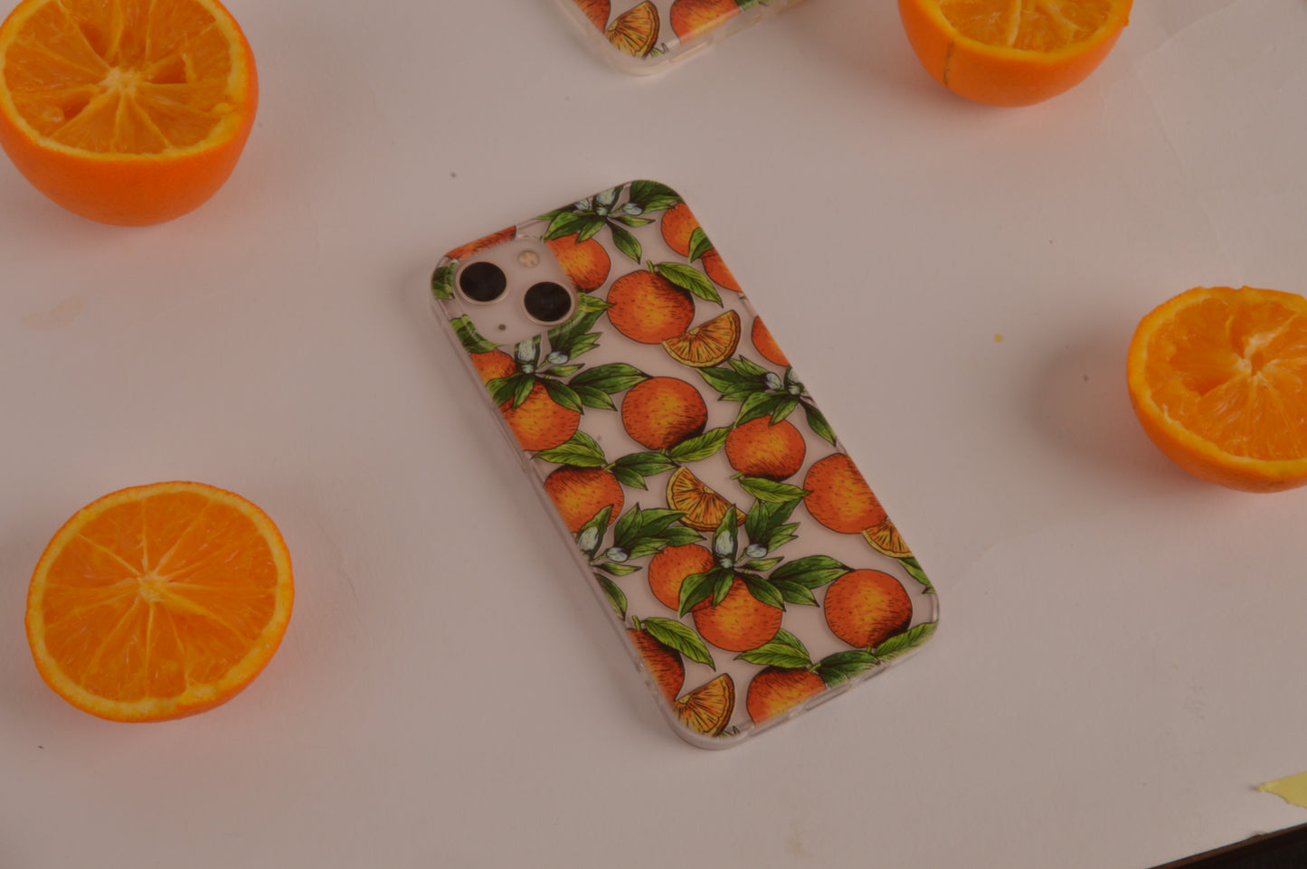Oranges Pattern phone case