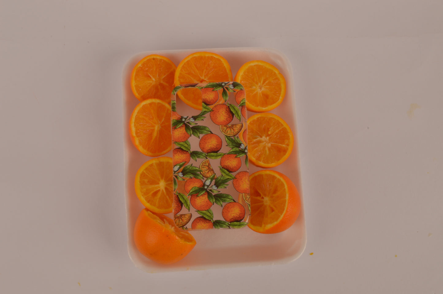 Oranges Pattern phone case