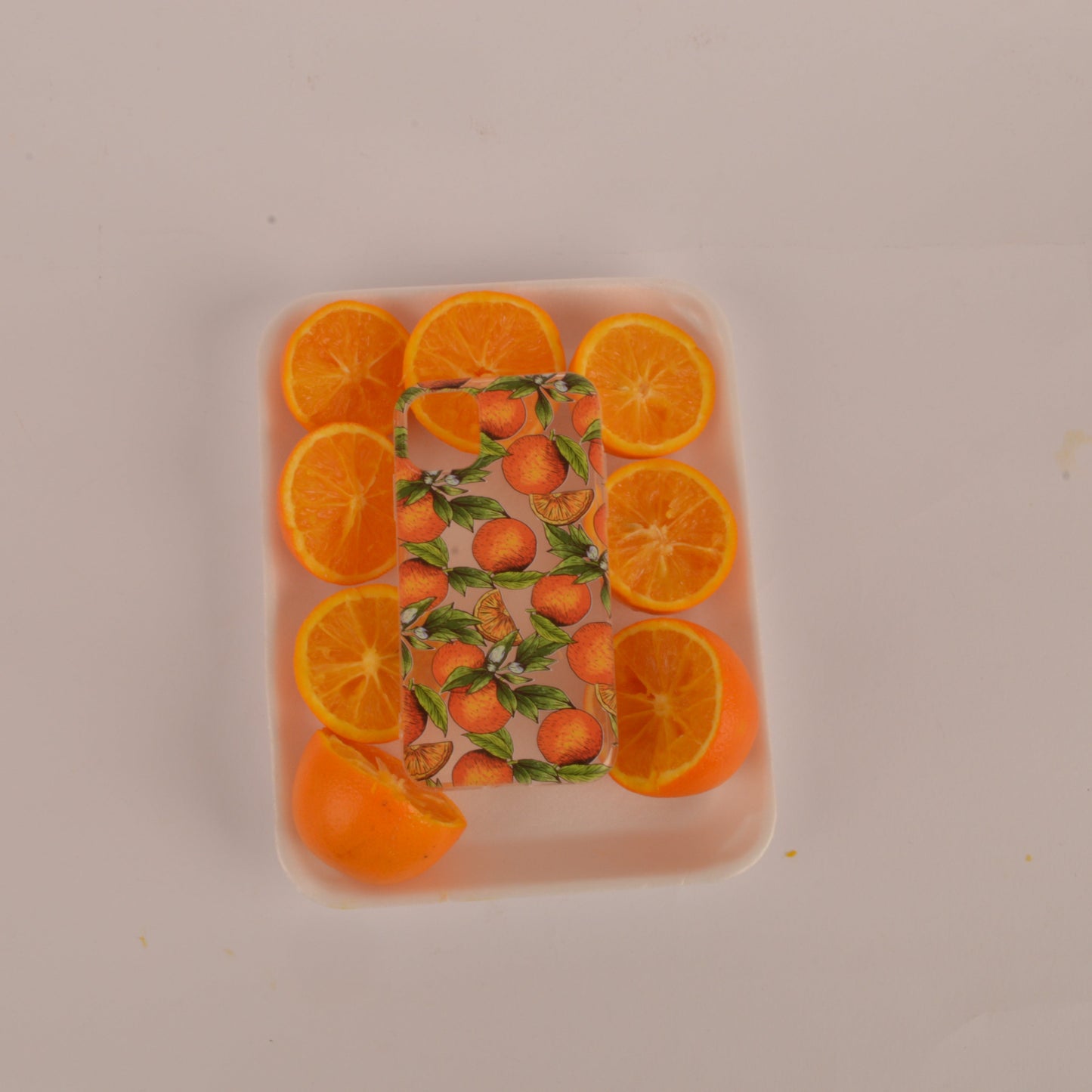 Oranges Pattern phone case