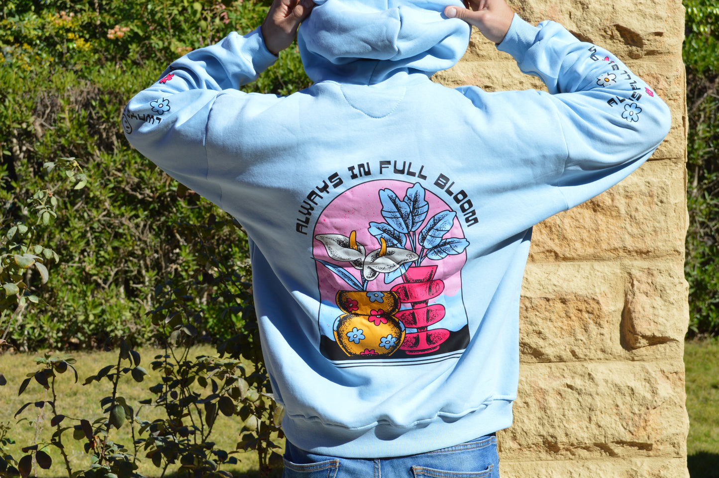 Always in Full bloom Relaxed Fit Hoodie