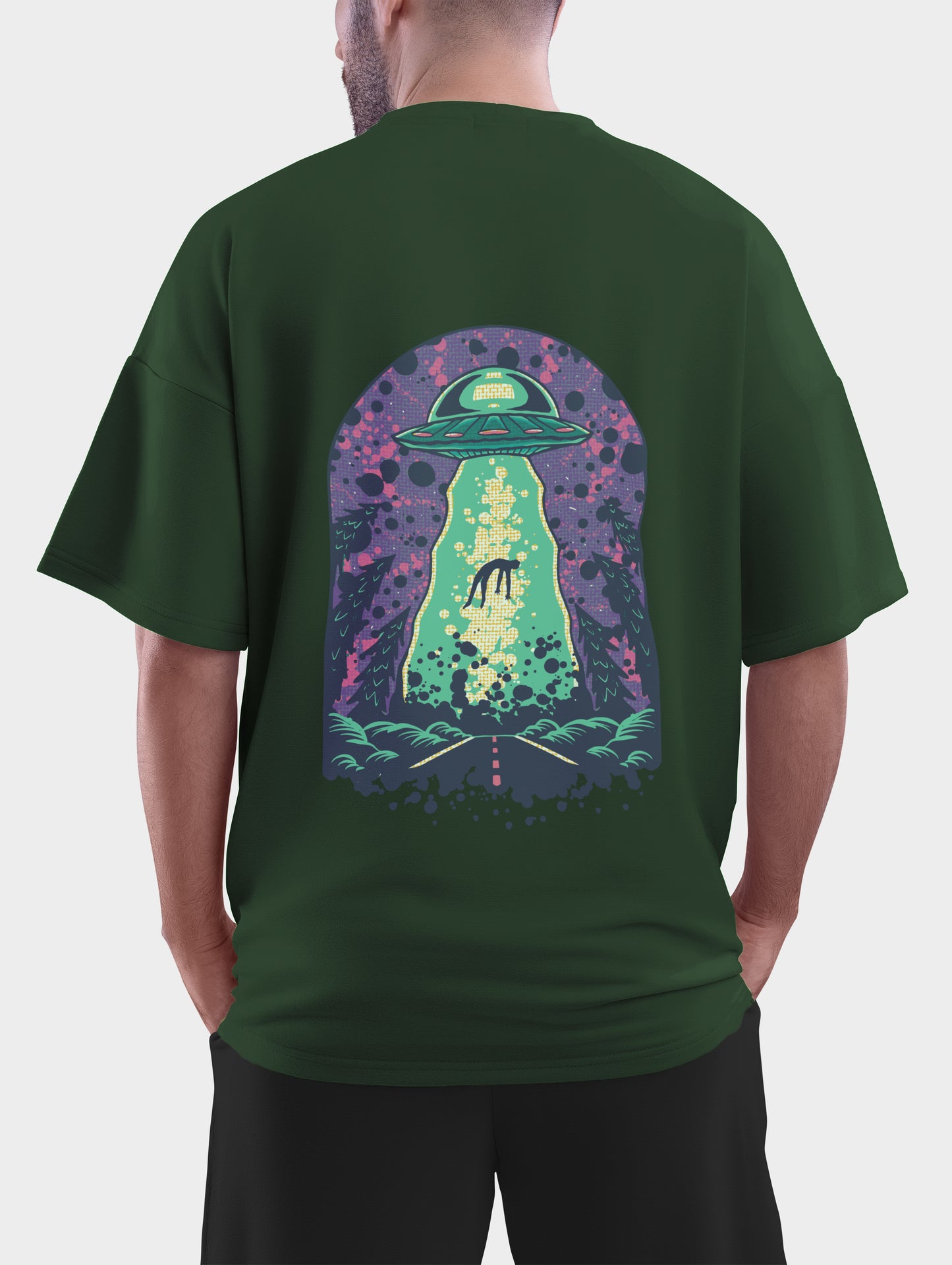 Alien Abduction Oversized T shirt