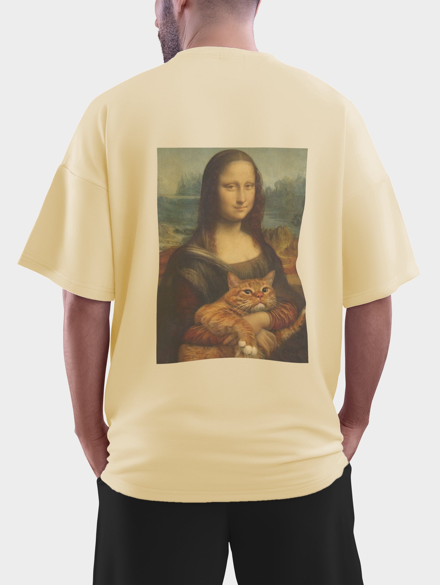 Mona Lisa's Pet Oversized T shirt