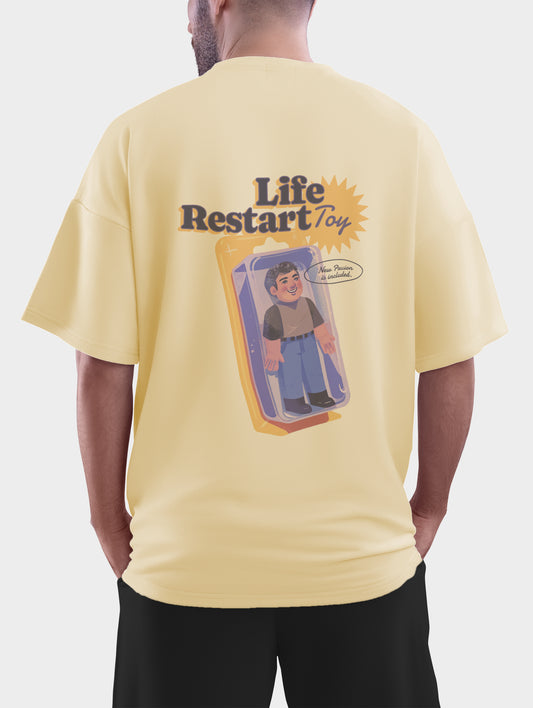 Life Restart Oversized T shirt