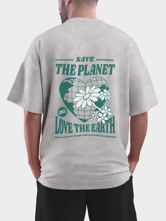 Save the planets Oversized T shirt