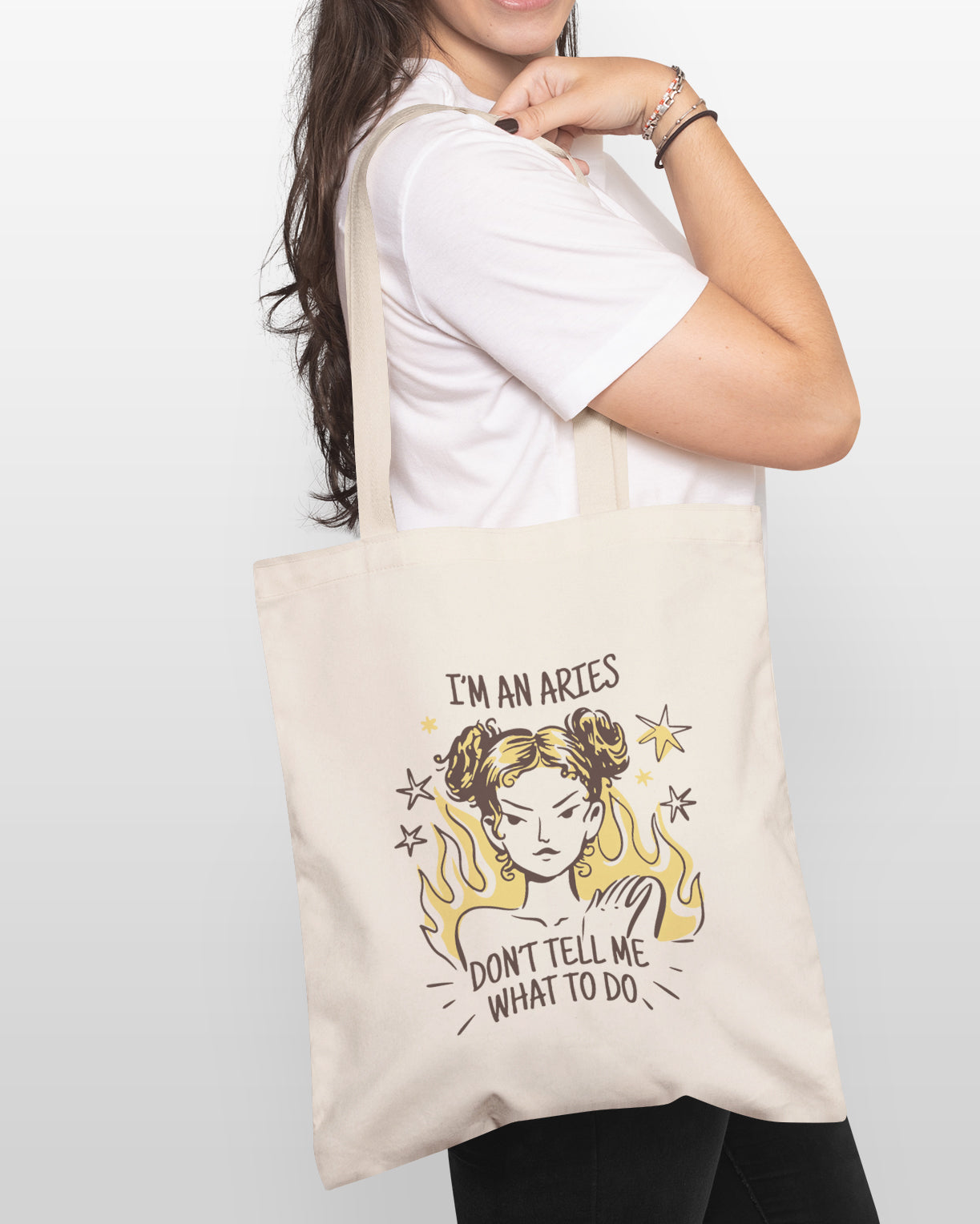 Aries tote bag