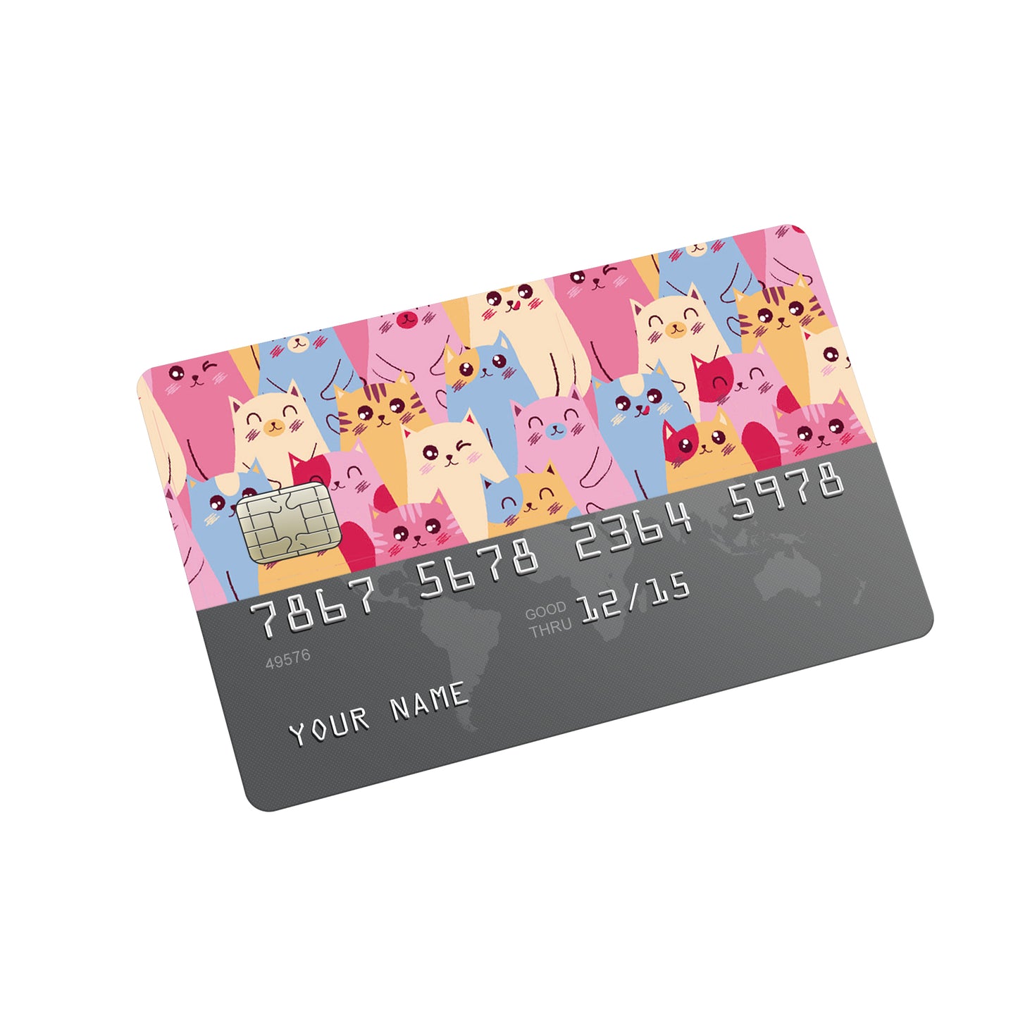 Cute Cats Credit Card Sticker