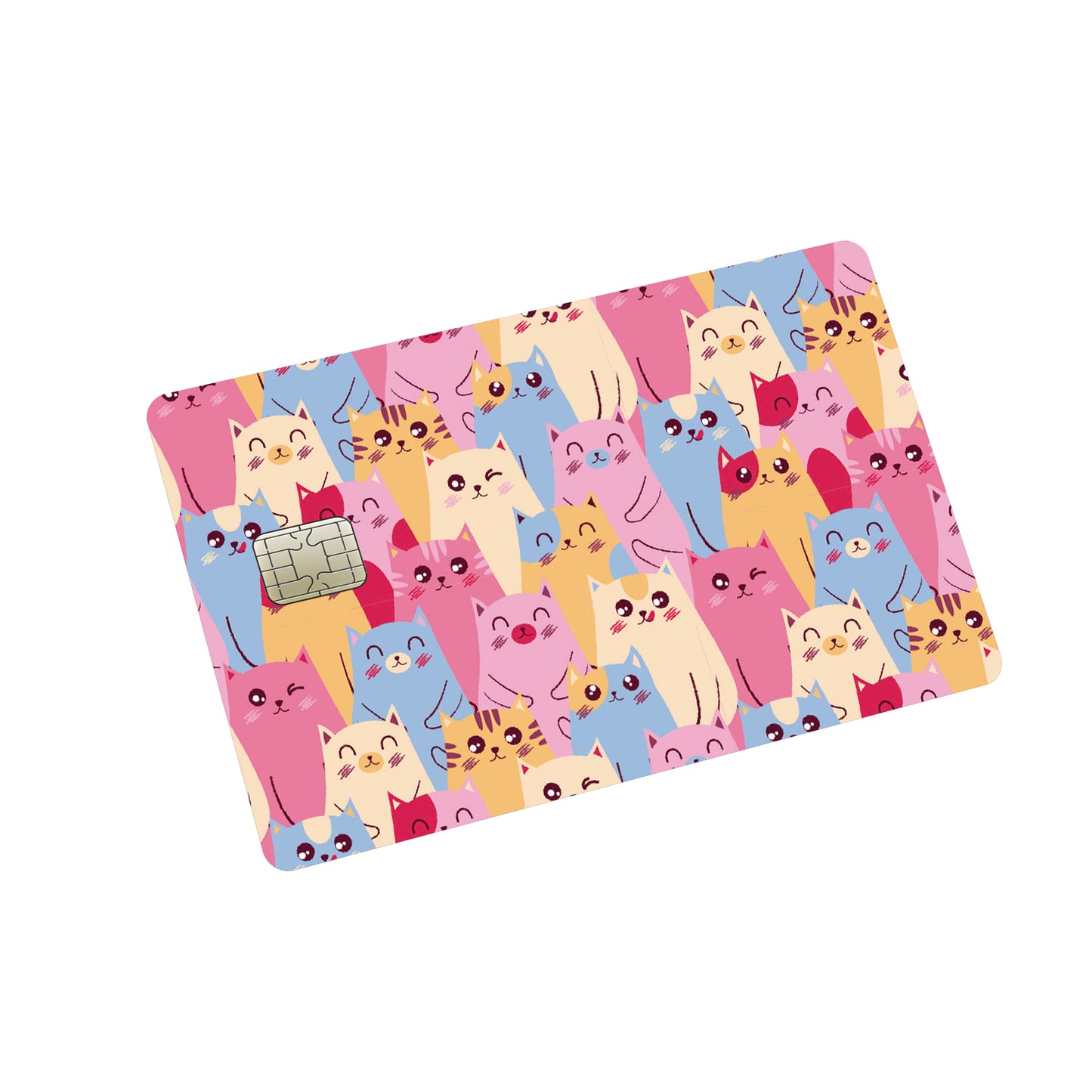 Cute Cats Credit Card Sticker