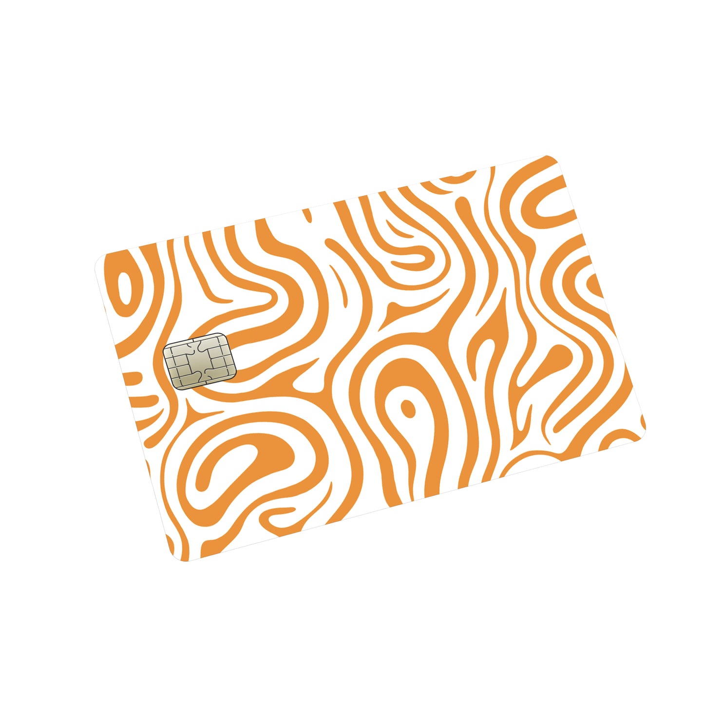 Organic Waves Credit Card Sticker