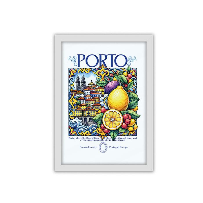 Porto framed poster