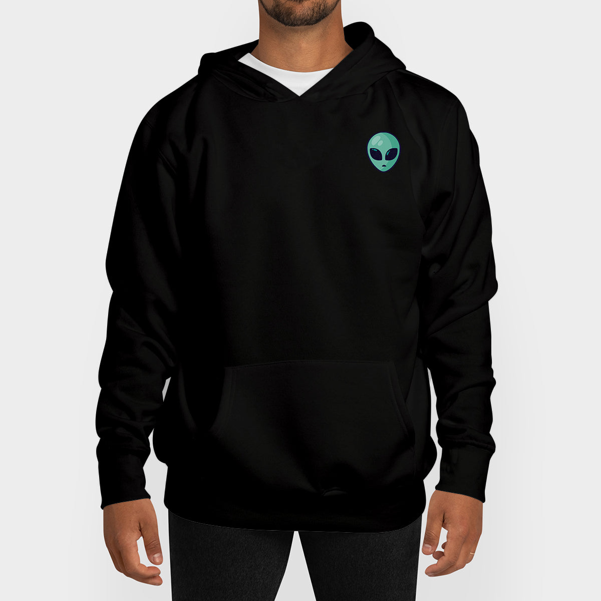 Alien Abduction Relaxed Fit Hoodie