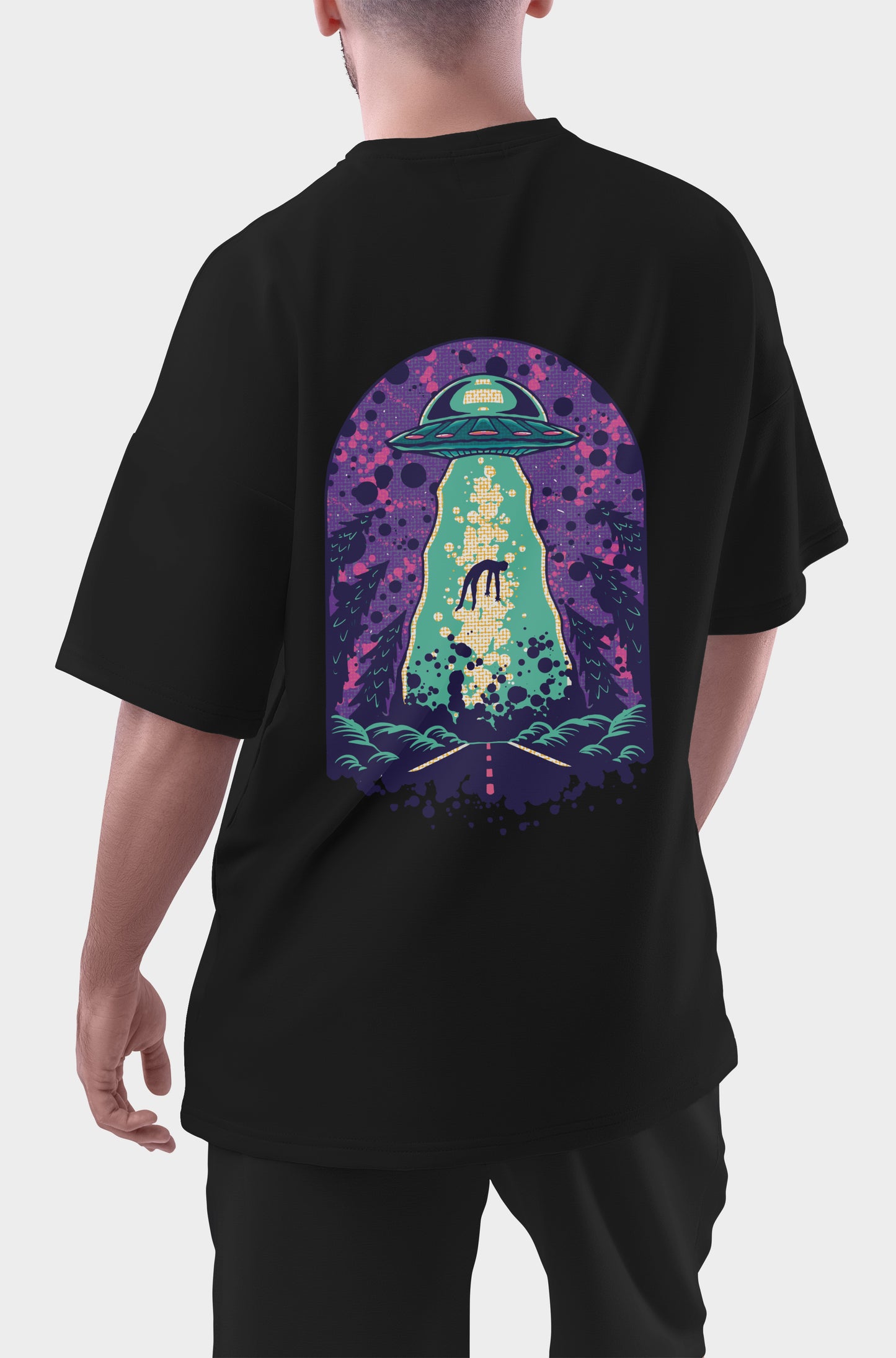Alien Abduction Oversized T shirt