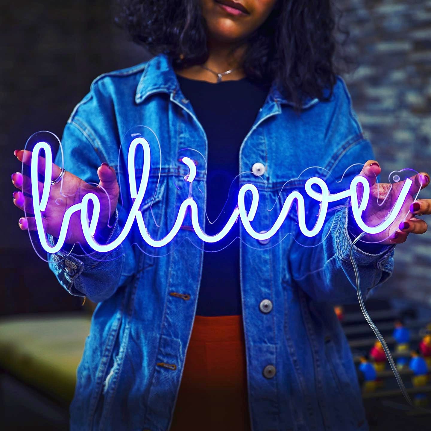 Believe Neon Sign