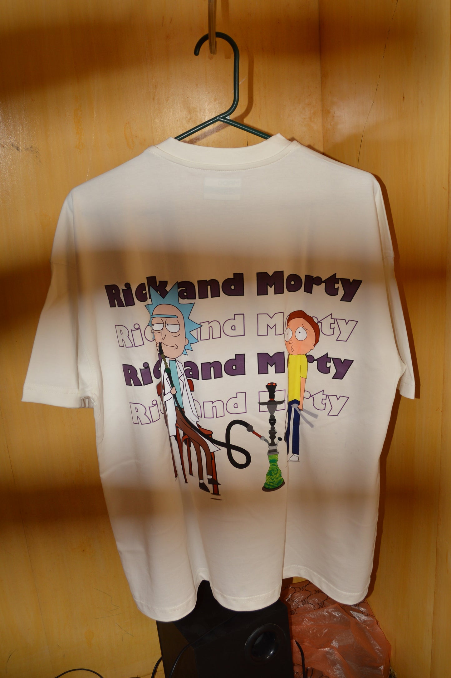 Rick and Morty 3al Ahwa Oversized T shirt