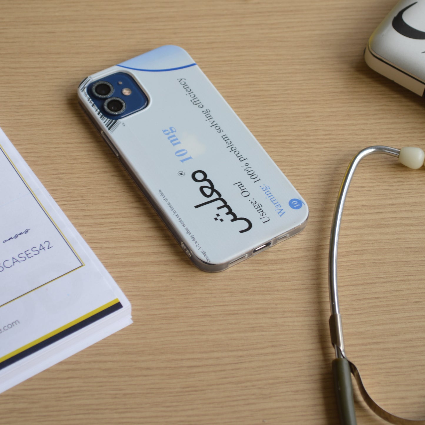 Ma3lesh Medicine phone case