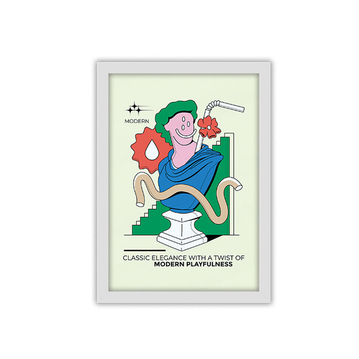 Modern Playfulness framed poster