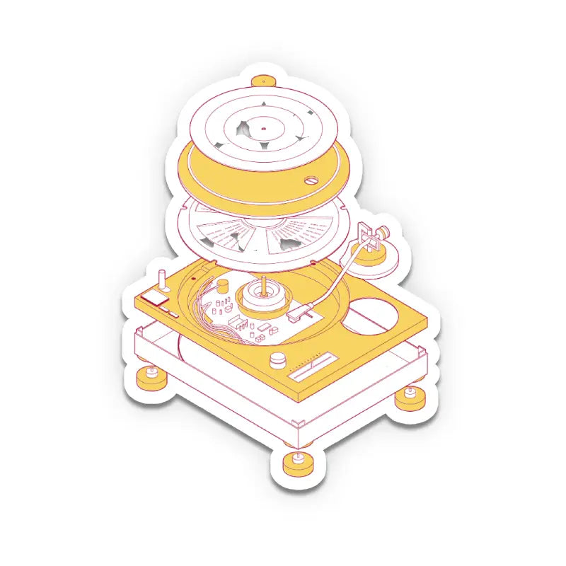 Turntable Sticker