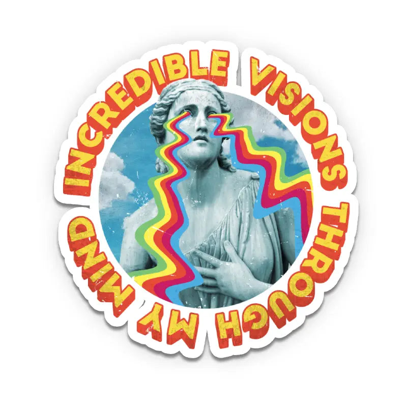 incredible visions Sticker