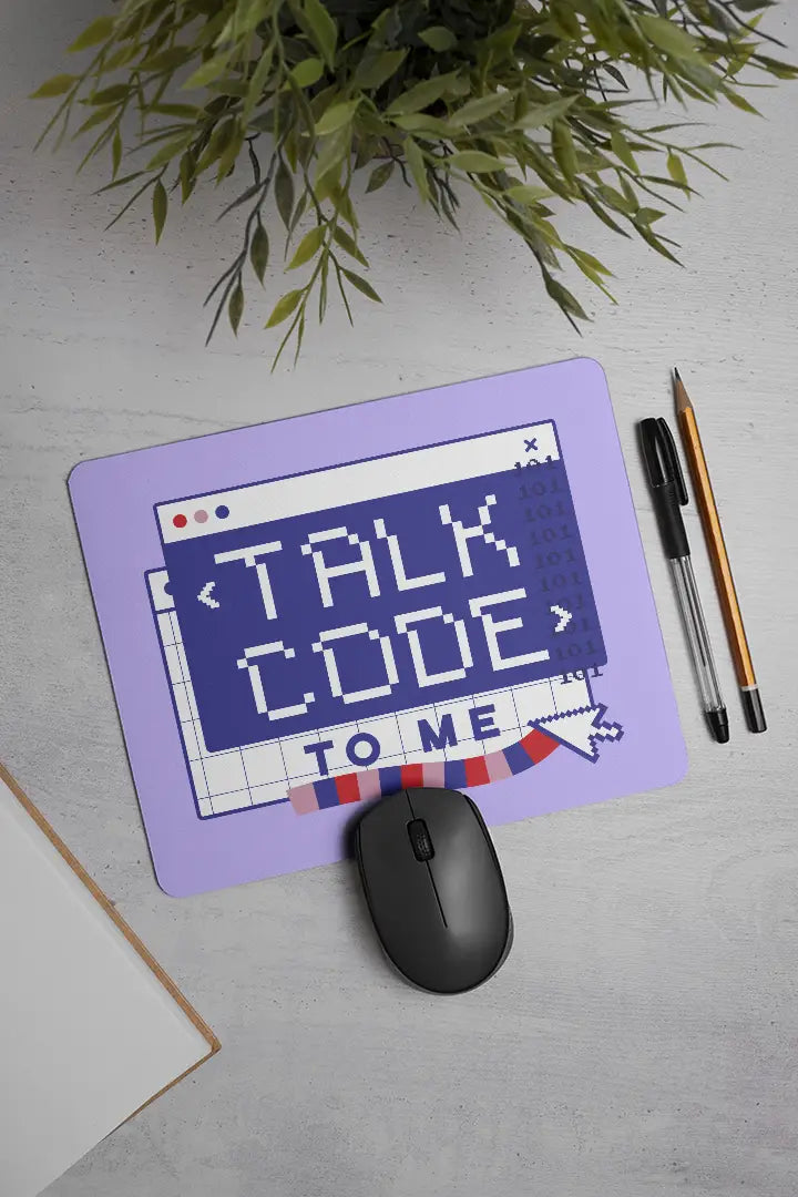 Talk Code to me Mousepad