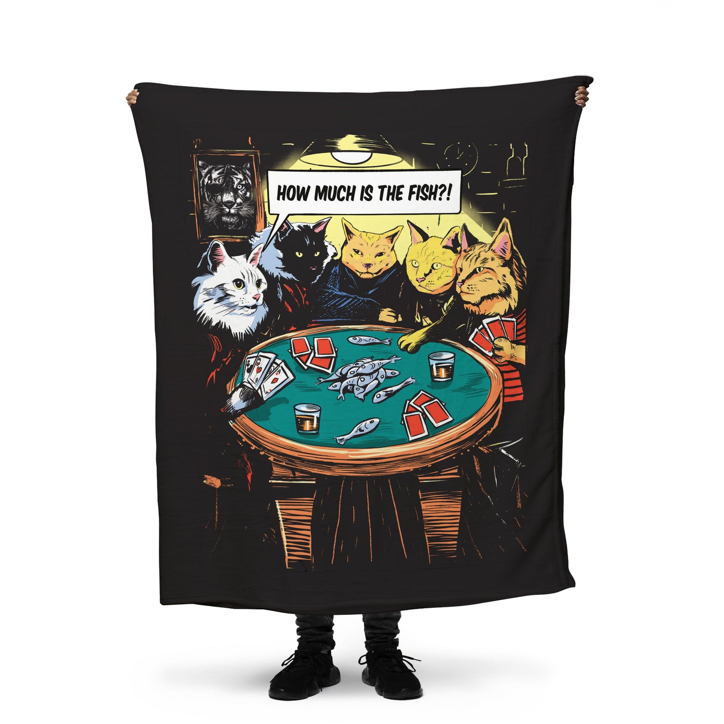 High stakes throw blanket