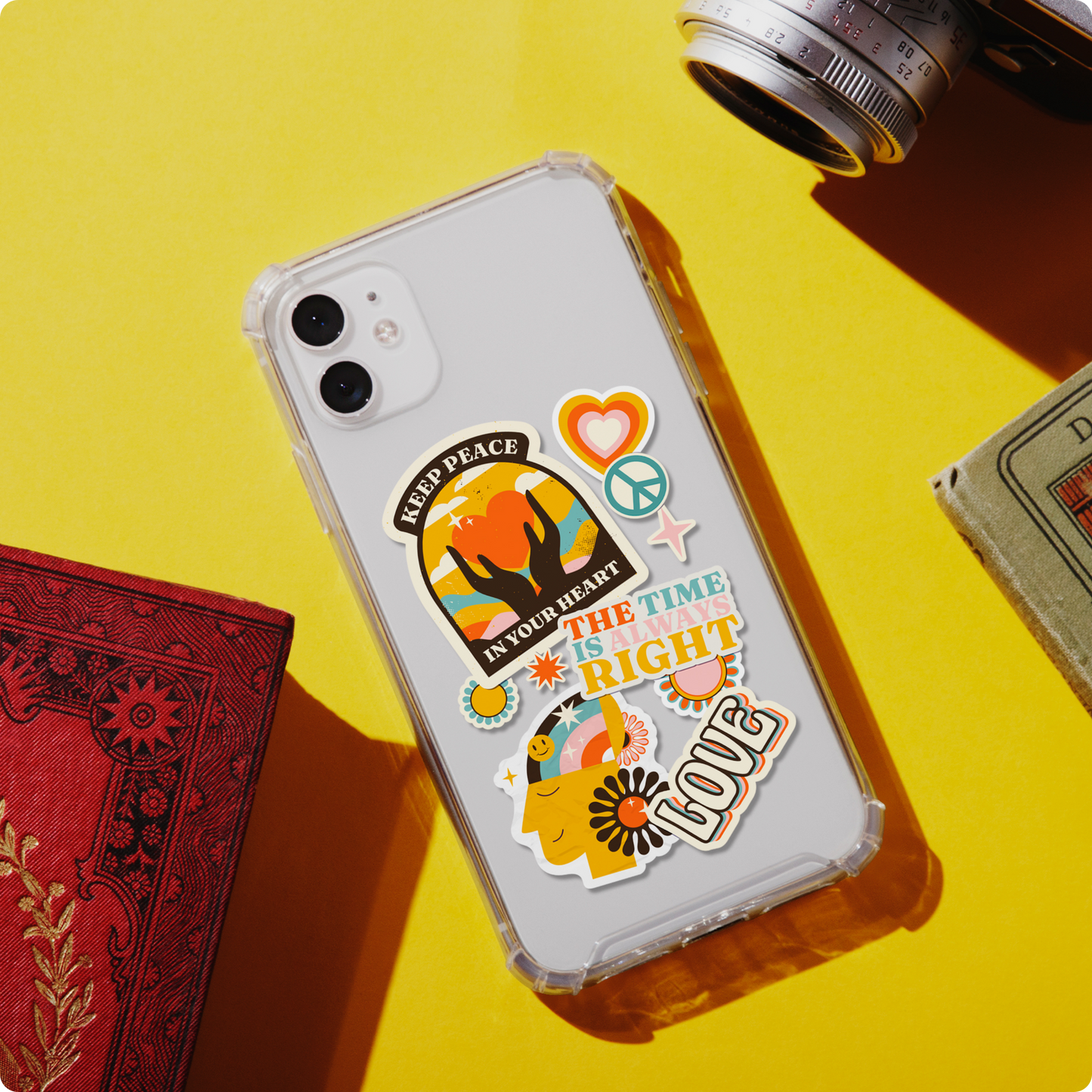 Keep peace phone case