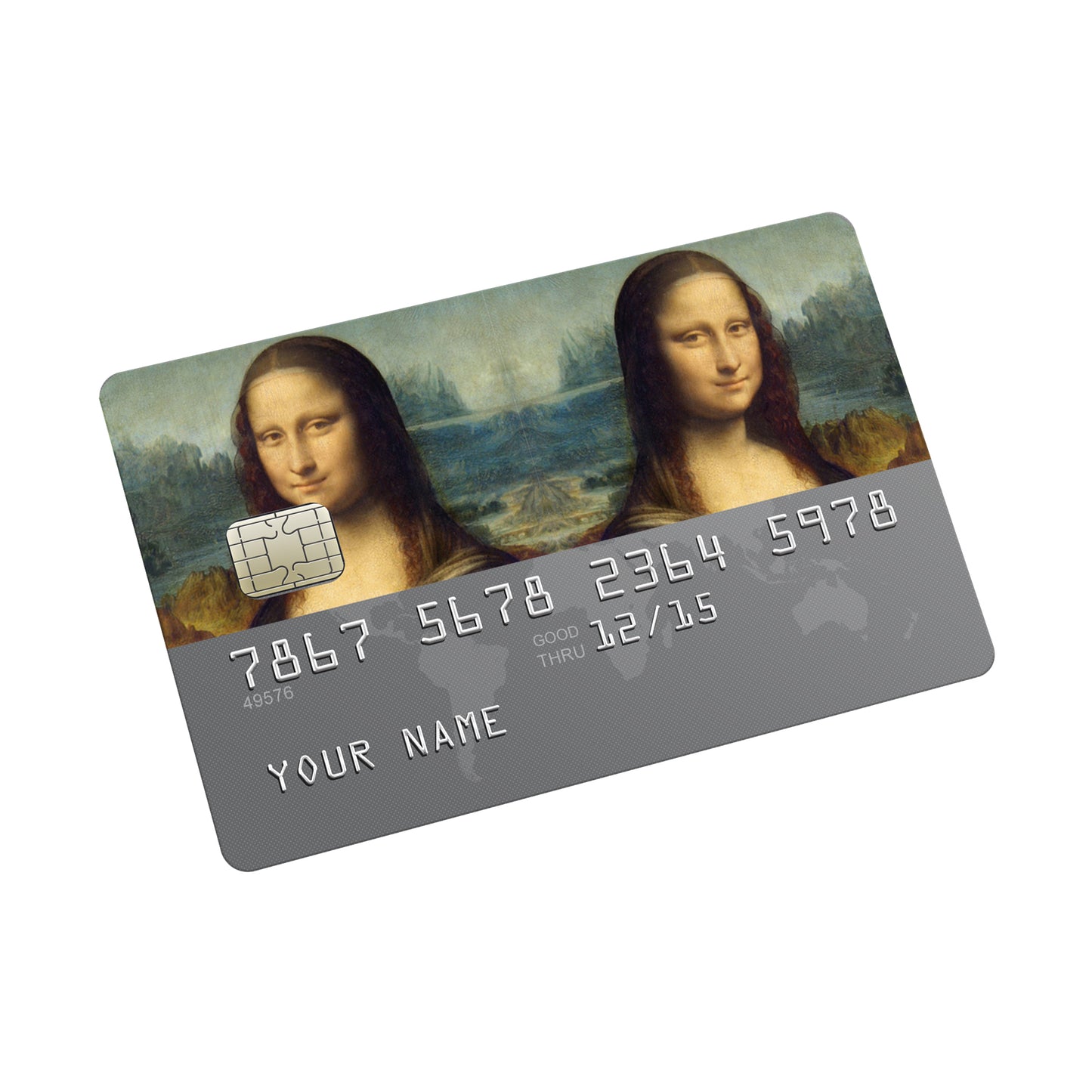 Mona Lisa Credit Card Sticker