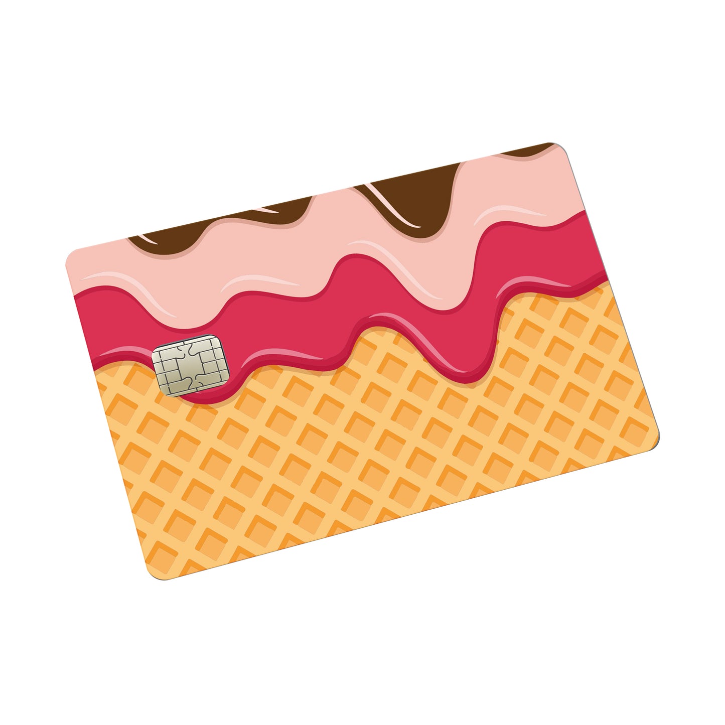 Scoops and sprinkle Credit card Sticker