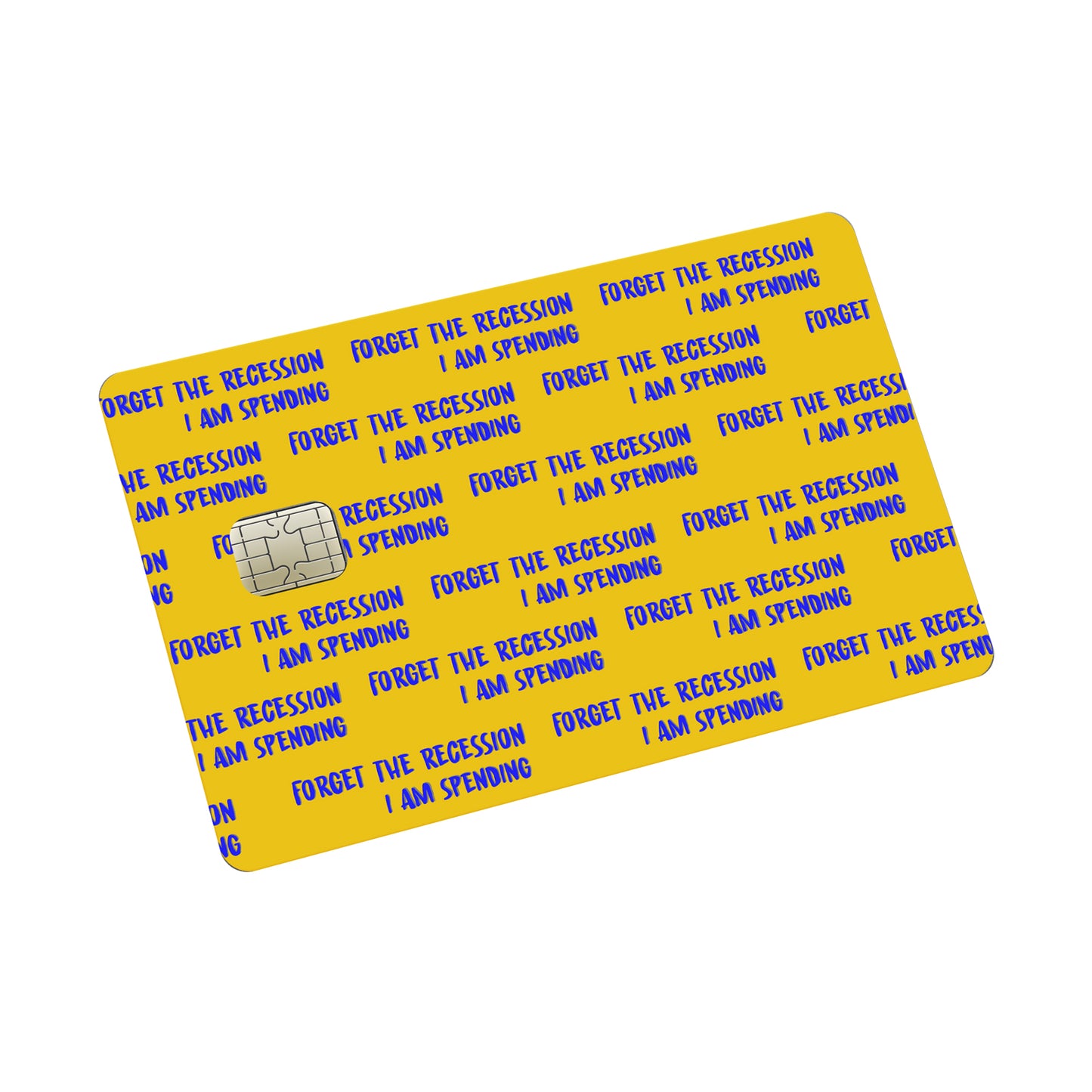 Recession Credit card Sticker