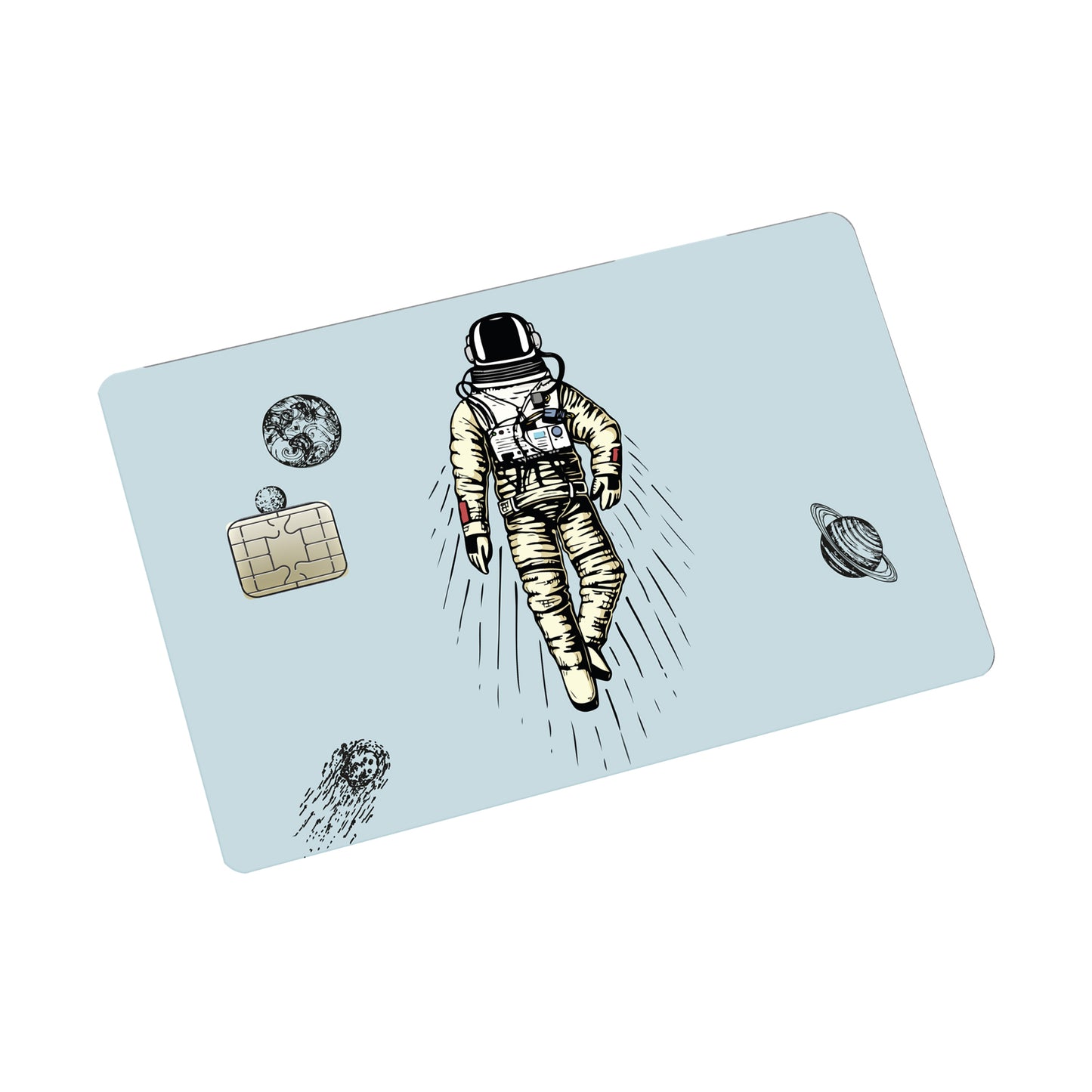 Cosmic Adventure Credit Card Sticker