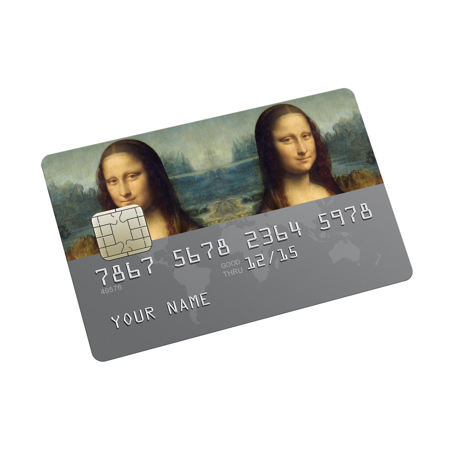 Mona Lisa Credit Card Sticker