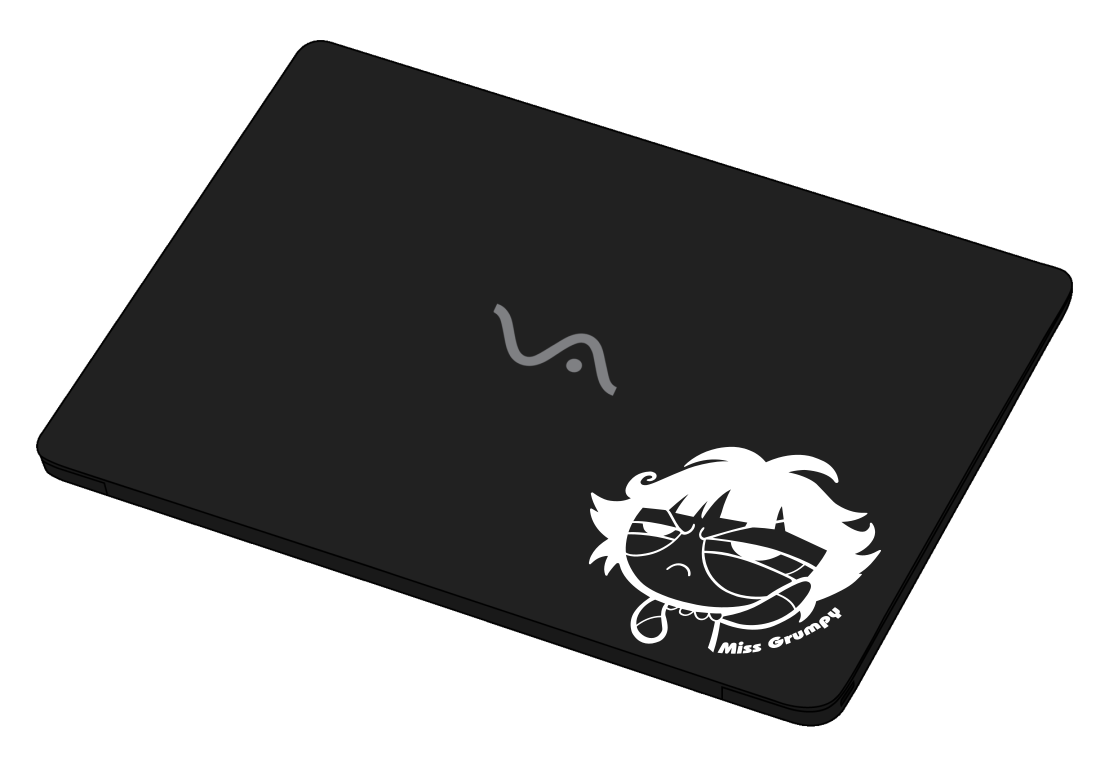 Miss Grumpy Sticker
