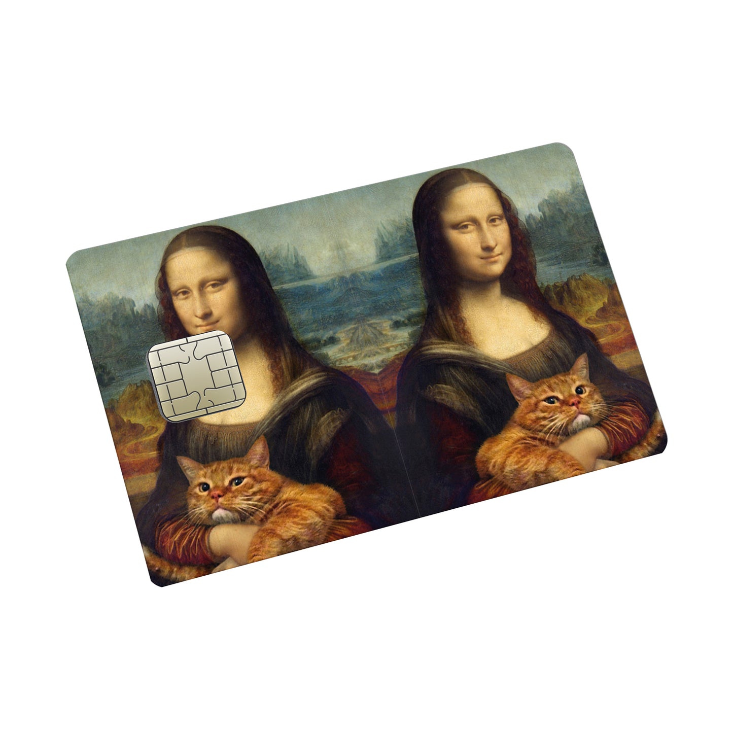 Mona Lisa Credit Card Sticker