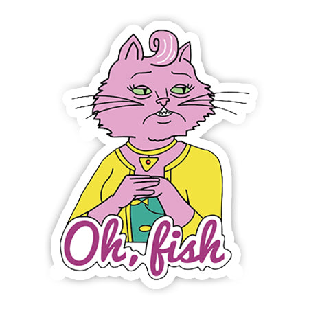 Oh Fish sticker