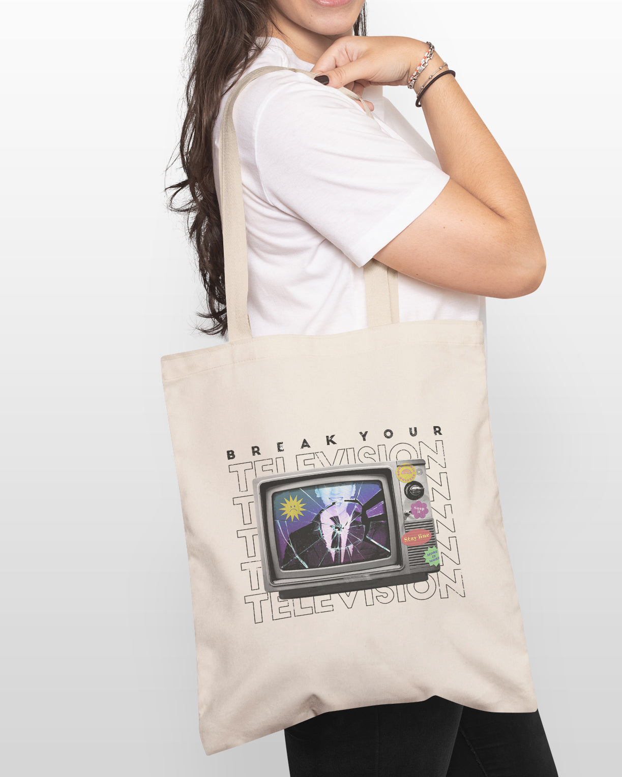 Television tote bag