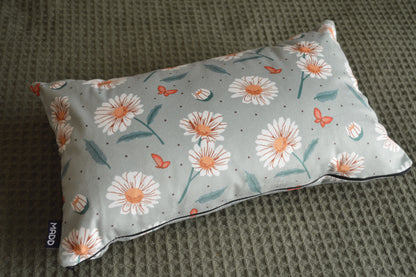Daisy flower & butterflies Rectangular Cushion