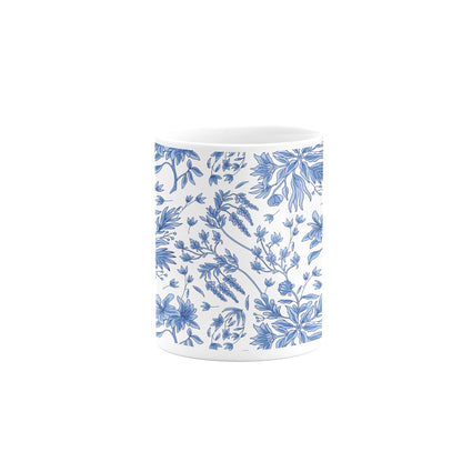 Blue Floral Mug