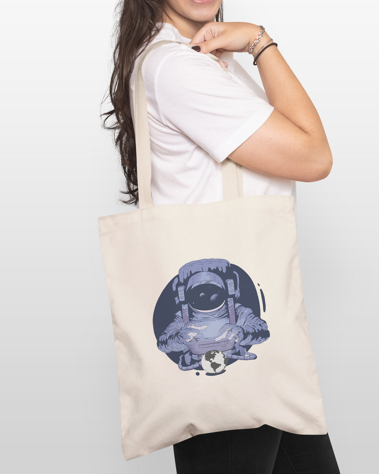Astronaut Control tote bag