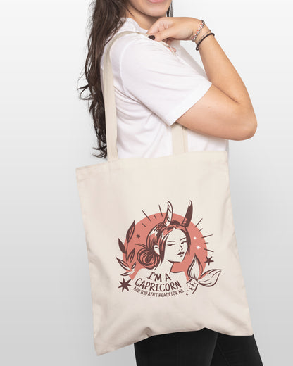 Capricorn tote bag