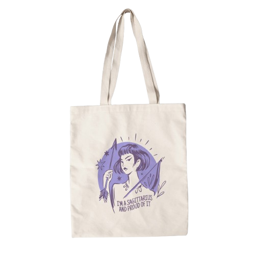 Sagittarius tote bag