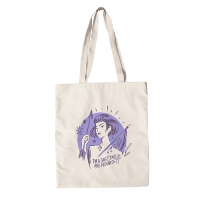 Sagittarius tote bag