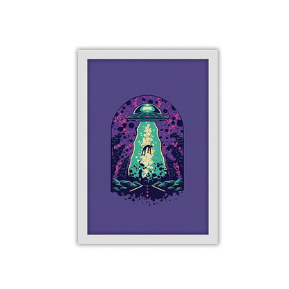 Alien Abduction framed poster