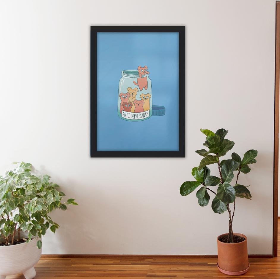 Anti-Depressants framed poster