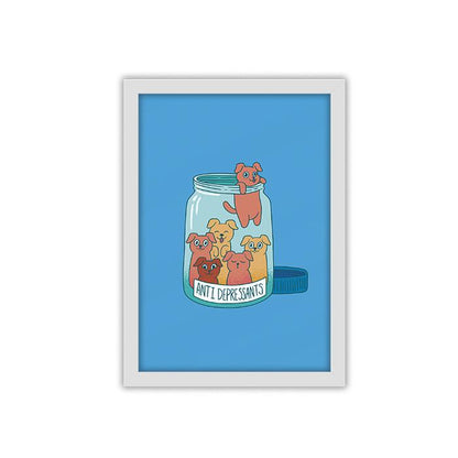 Anti-Depressants framed poster