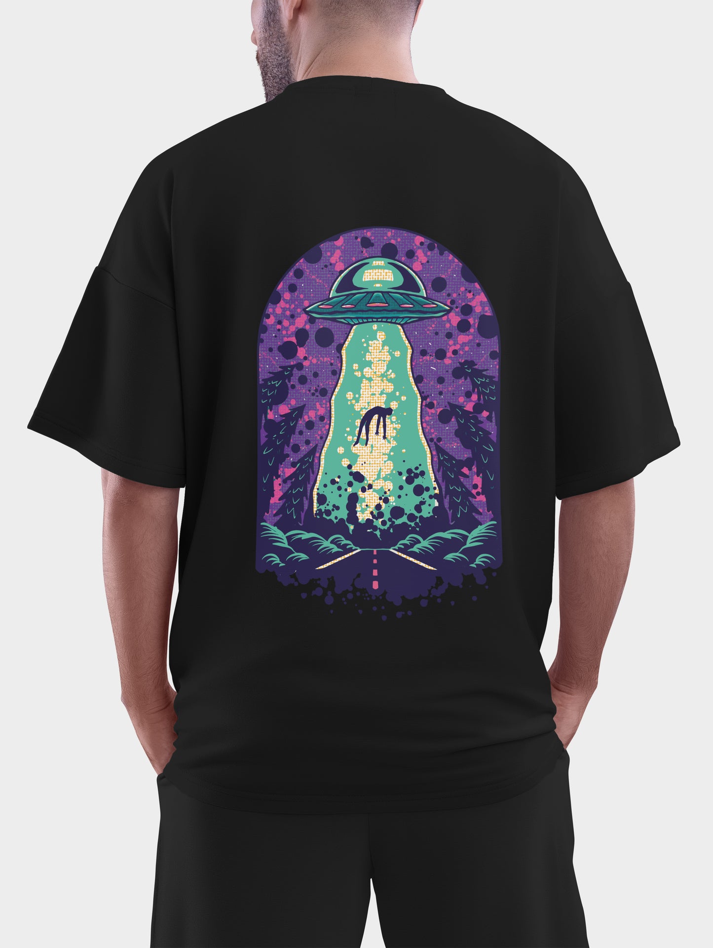 Alien Abduction Oversized T shirt