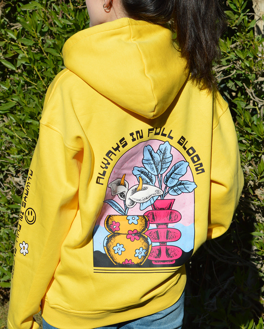 Always in Full bloom Relaxed Fit Hoodie