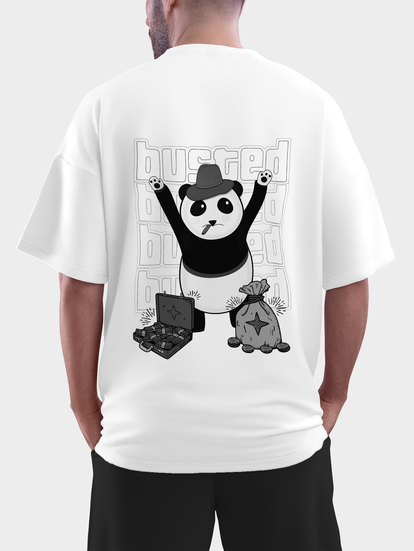 busted panda oversized tshirt