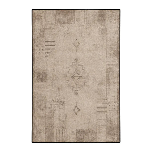 Distressed Tribal Area Rug