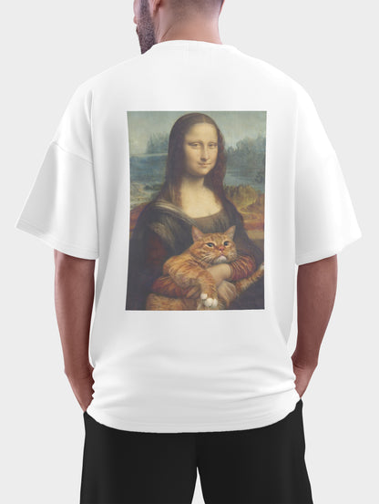 Mona Lisa's Pet Oversized T shirt