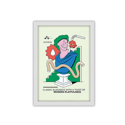Modern Playfulness framed poster