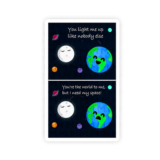 Light up my World sticker