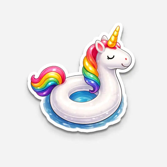 Unicorn floater Sticker